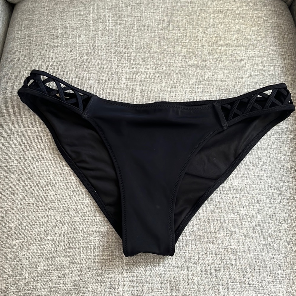 Black bikini bottom